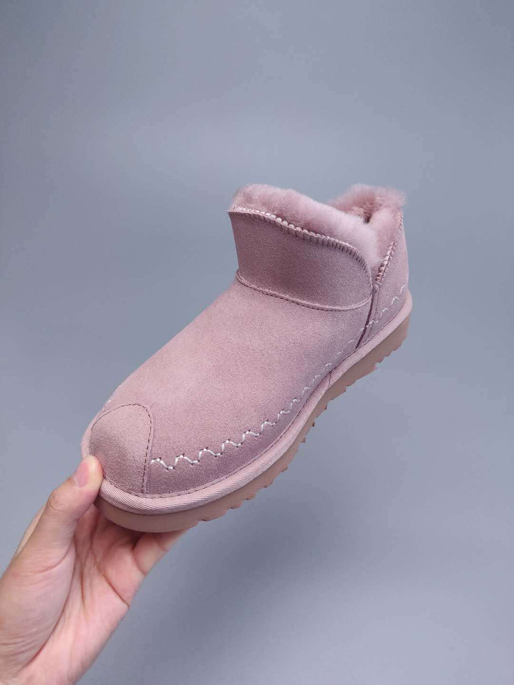 New Dusty Pink Ankle Boots – In Stock