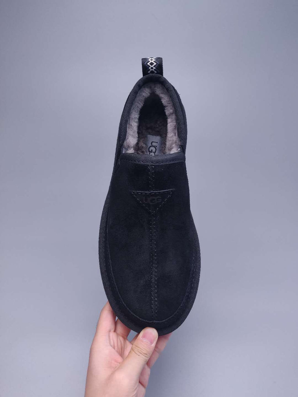 Black Men's Slip-On Low-Top Shoes – In Stock