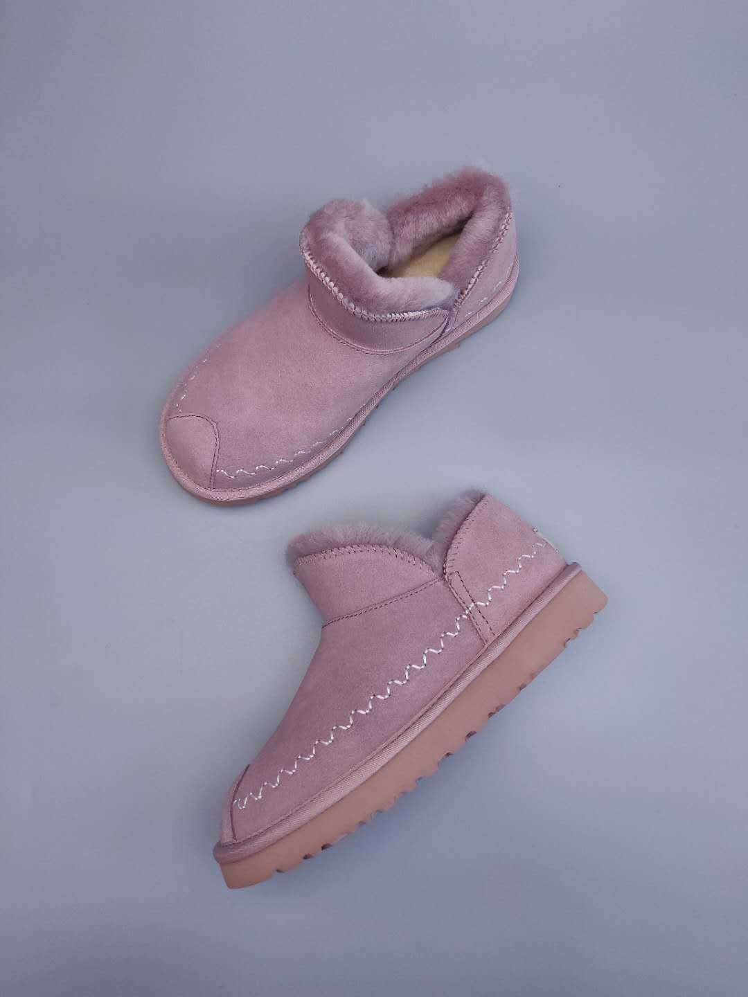 New Dusty Pink Ankle Boots – In Stock