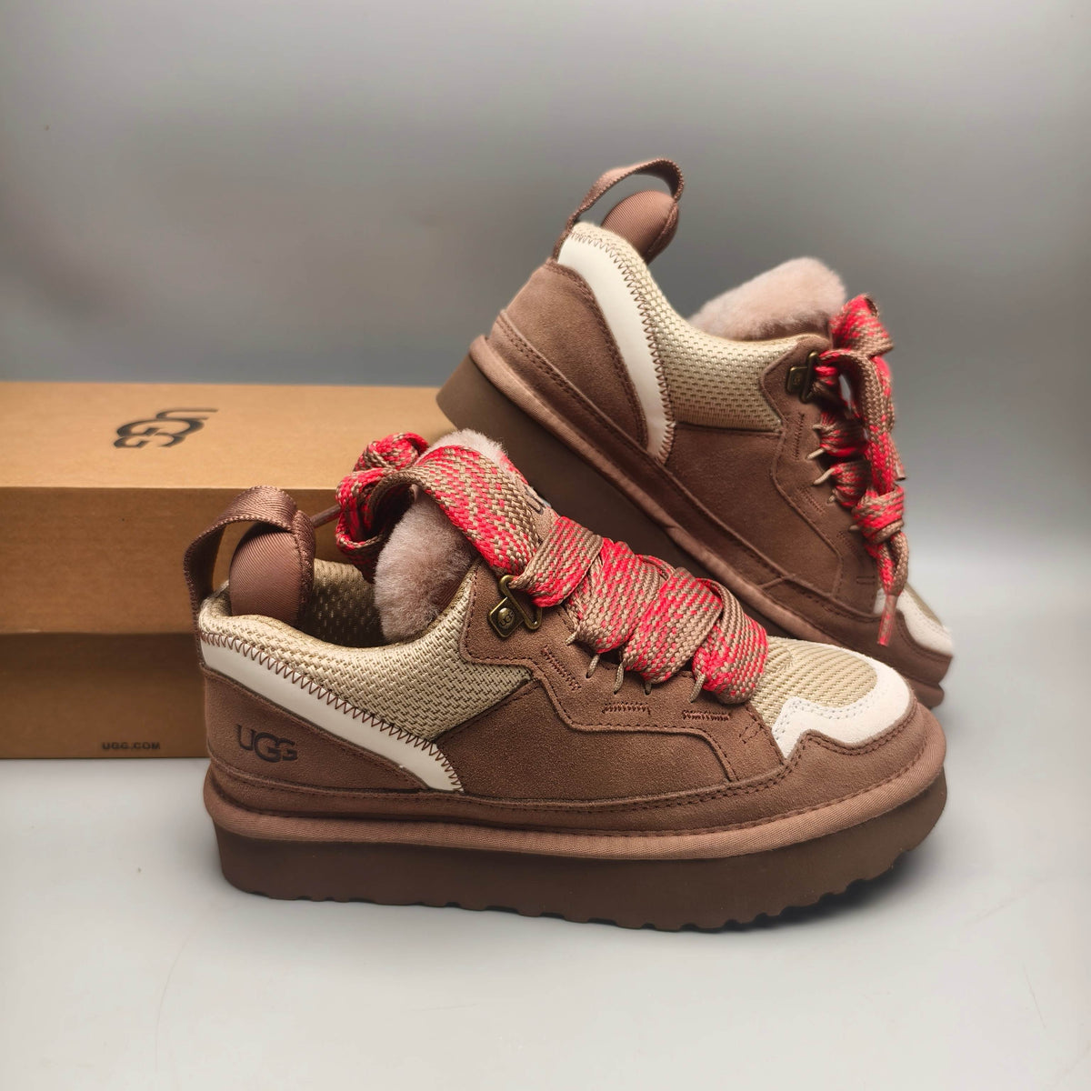 Antelope Brown Couple Mesh Sport Casual Shoes – In Stock