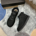 Black Men's Casual Lace-Up Shoes – In Stock