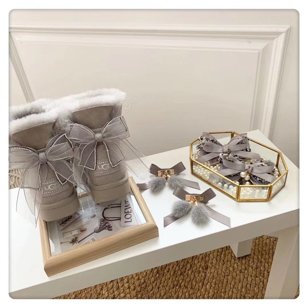 Diamond Gray 3-in-1 Snow Boots