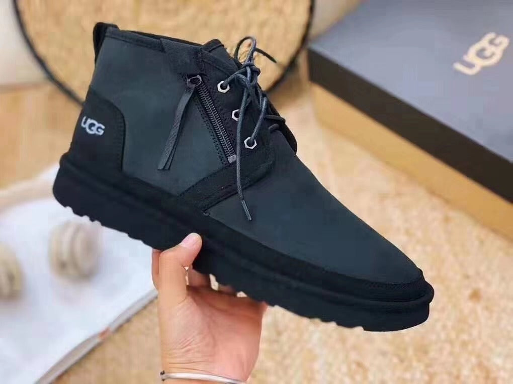 Black Neum Upgraded Zip Shoes – New Arrival