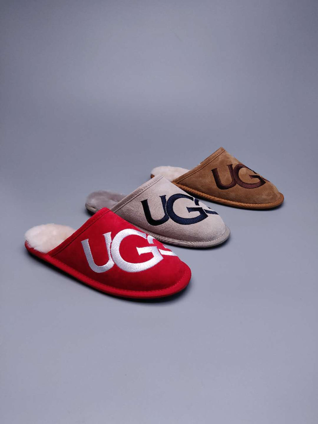 Gray G-Style Indoor Slippers – In Stock