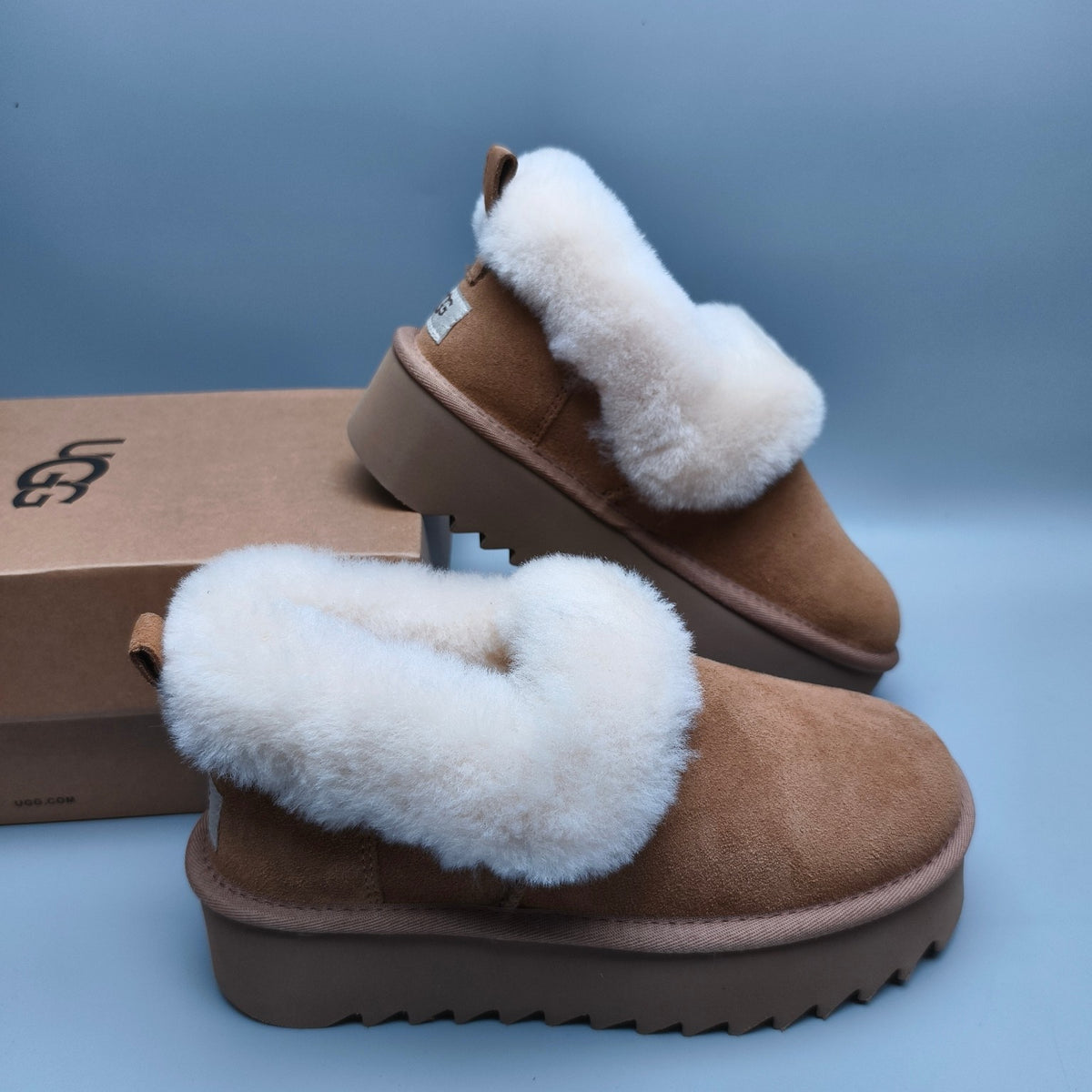 Chestnut Thick-Sole Casual Shoes – In Stock