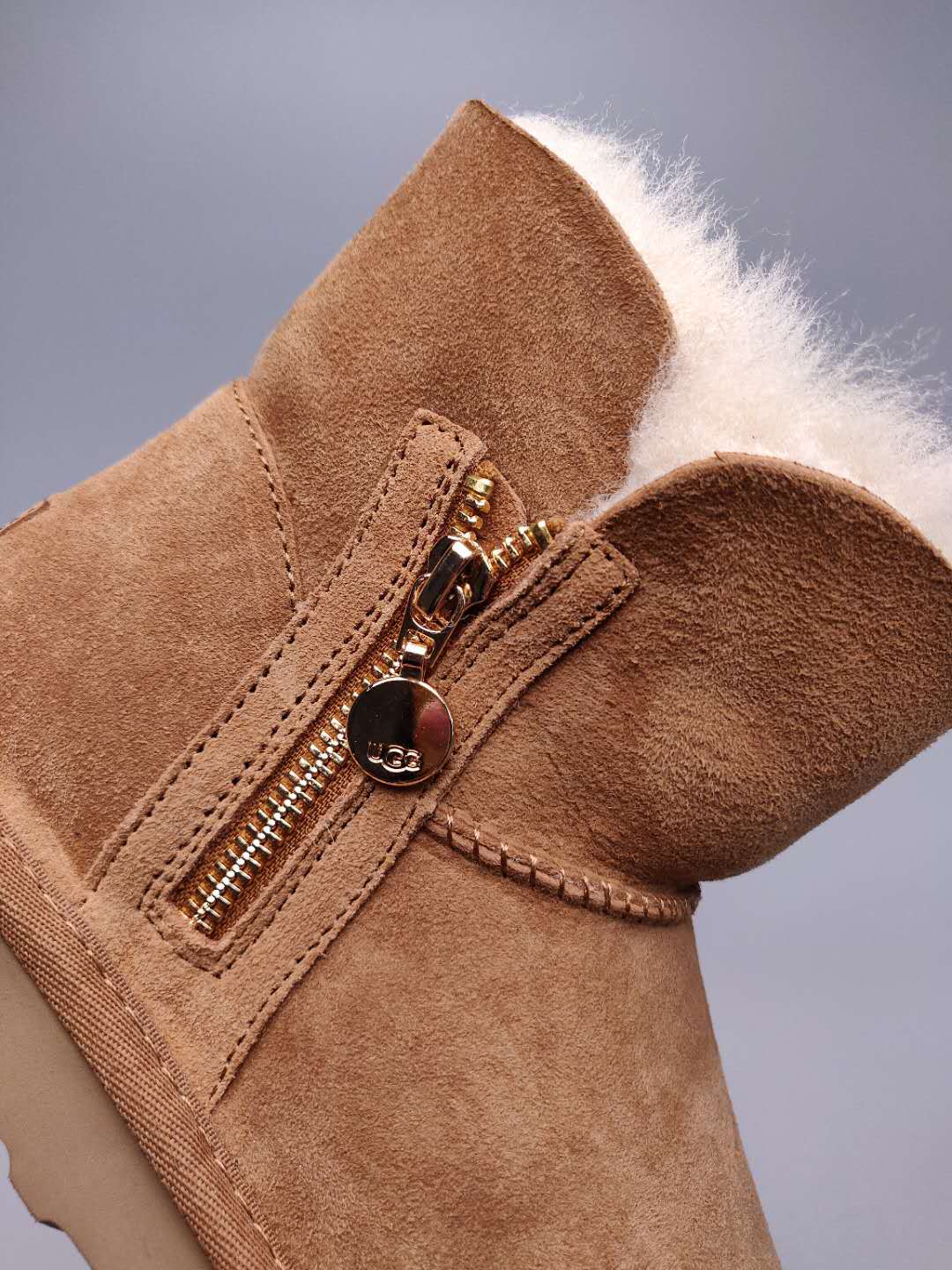 Chestnut Side-Zip Ankle Boots – In Stock