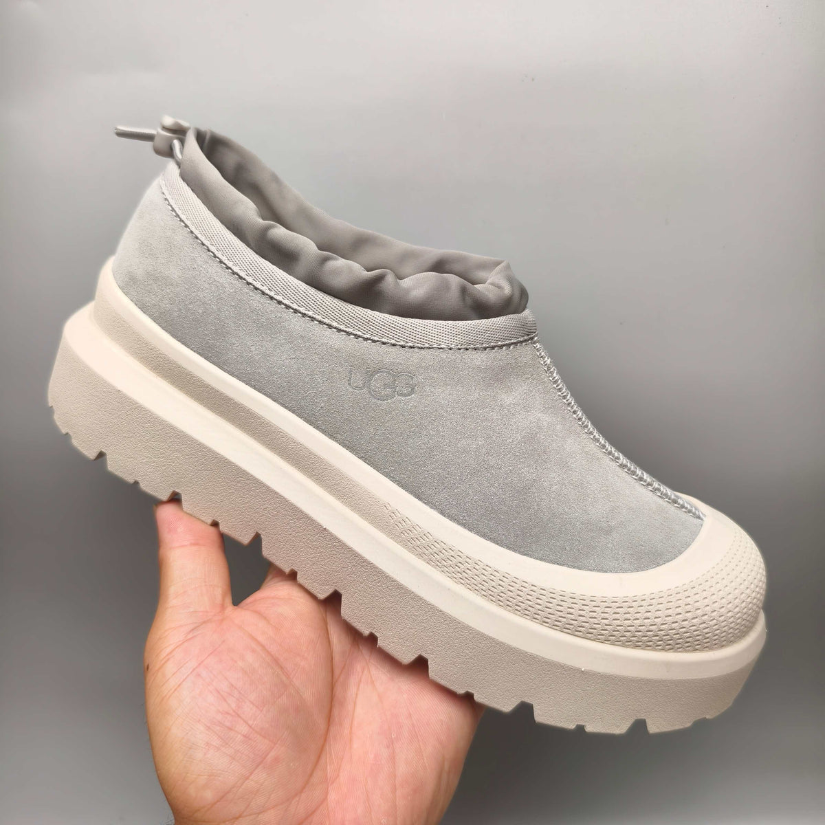Light Gray Slip-On Trendy Casual Shoes – In Stock