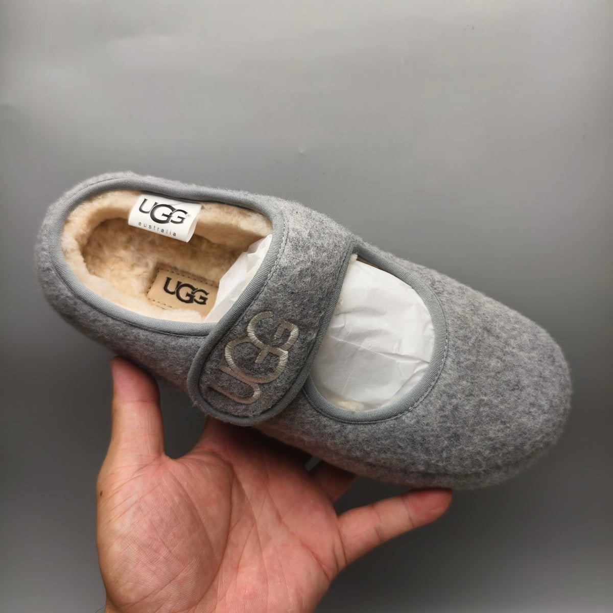 Gray Mary Jane Ultra-Light Casual Shoes – In Stock