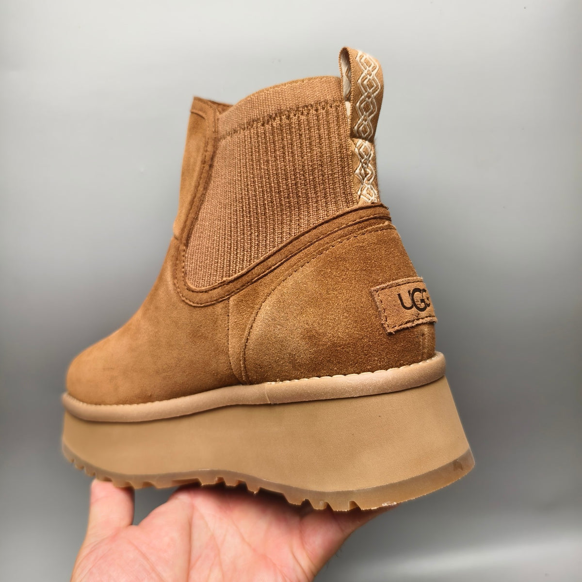 Chestnut 5cm Thick-Sole Fashion Casual Shoes – In Stock