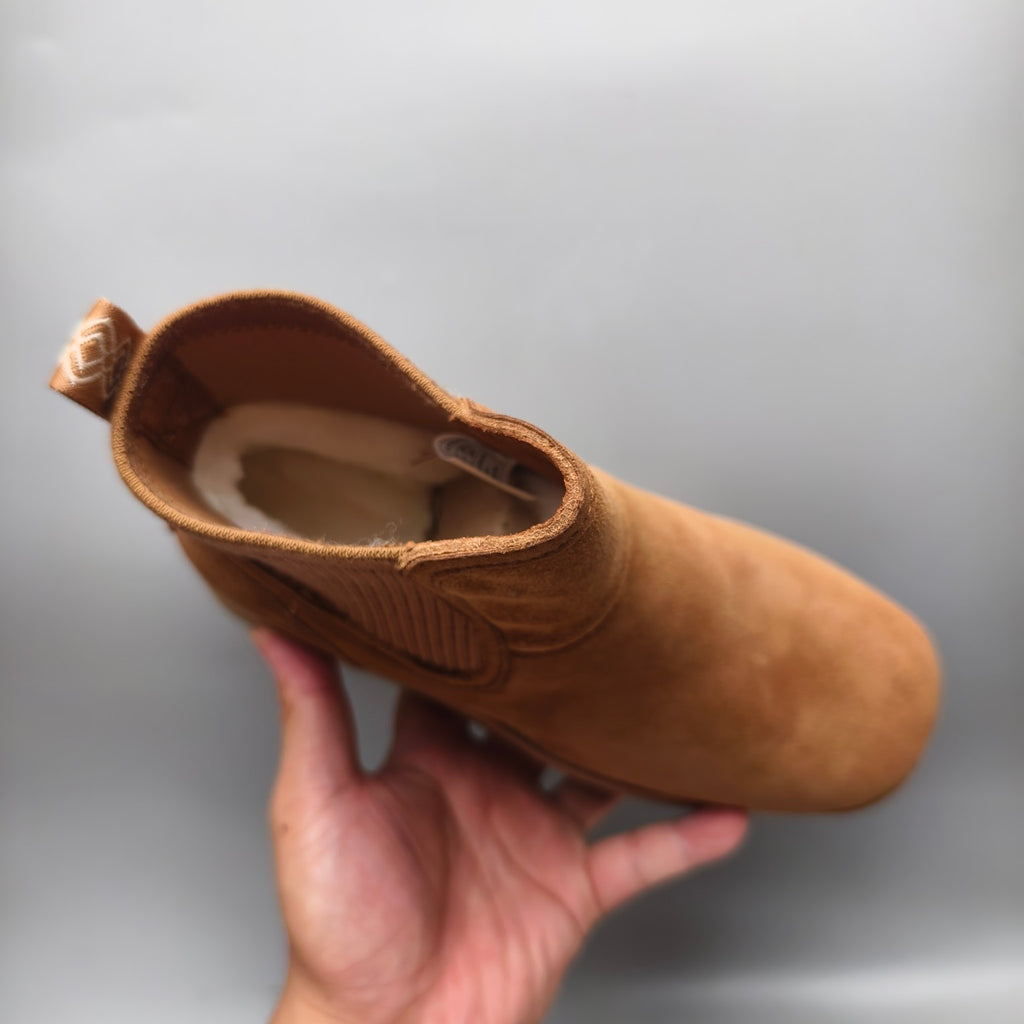 Chestnut 5cm Thick-Sole Fashion Casual Shoes – In Stock