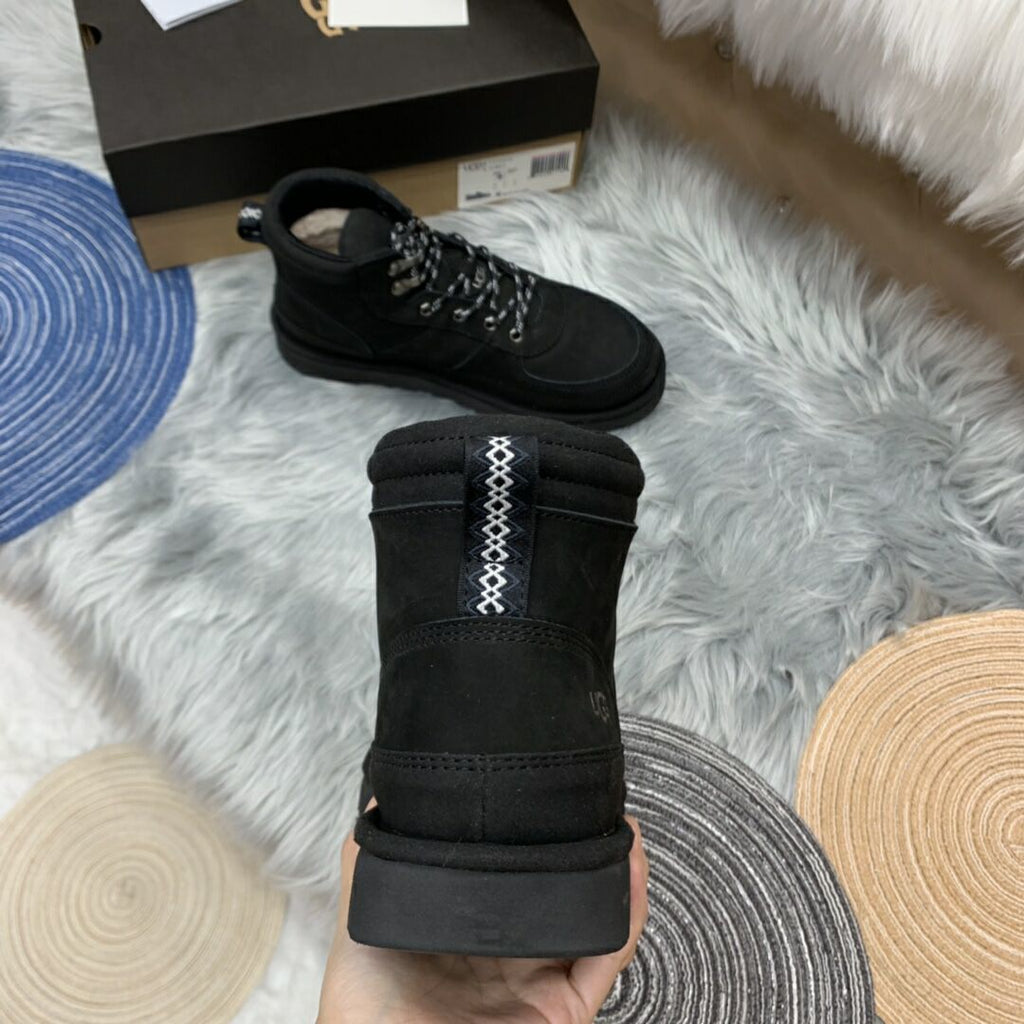 Black Men's Casual Lace-Up Shoes – In Stock