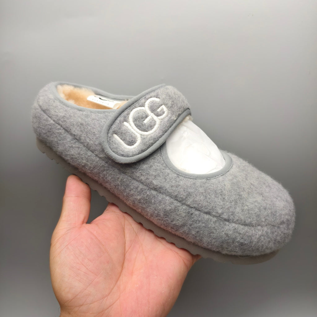 Gray Mary Jane Ultra-Light Casual Shoes – In Stock
