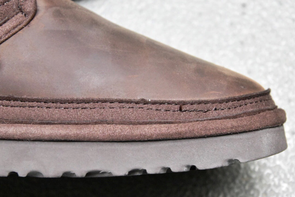 Men's Crazy Horse Leather Zip Shoes