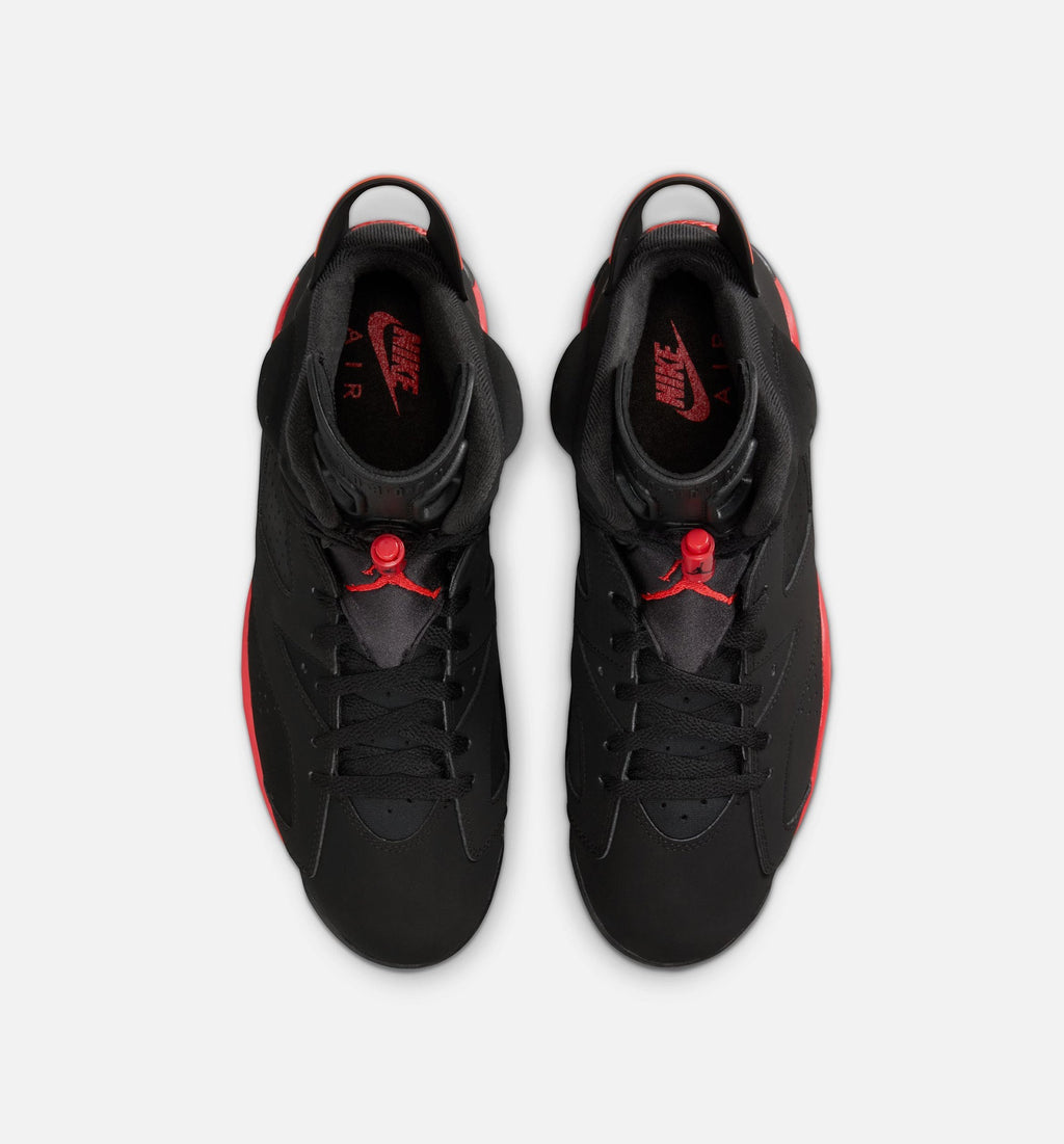 Air Jordan 6 Retro Infrared Salesman Men's Shoes - Black/Red