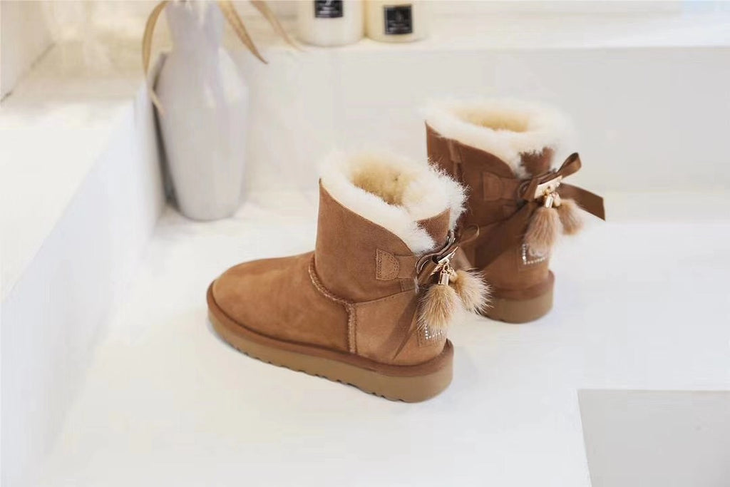 Chestnut Brown 3-in-1 Snow Boots