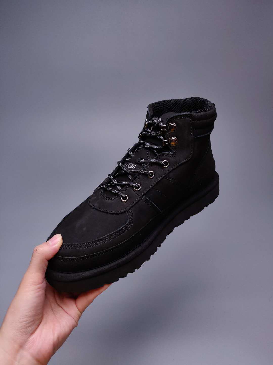 Black Men's Casual Lace-Up Shoes – In Stock