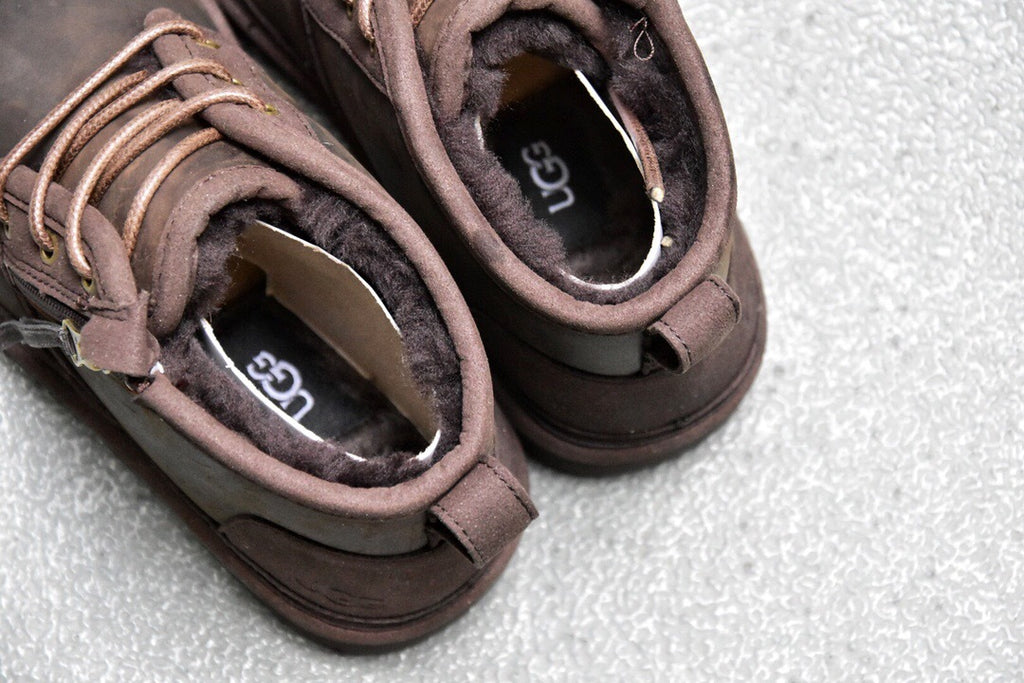 Men's Crazy Horse Leather Zip Shoes