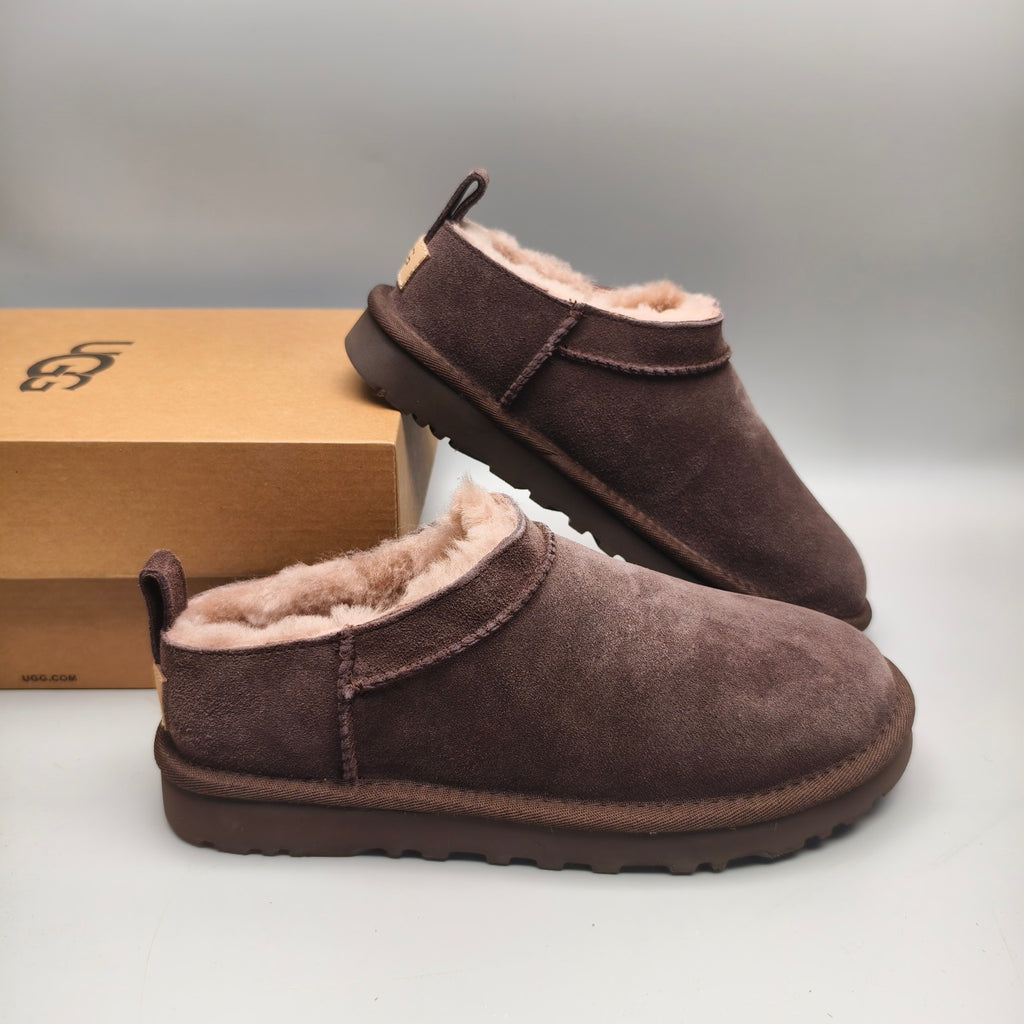 Chocolate Women's Classic Slip-On Shoes – In Stock