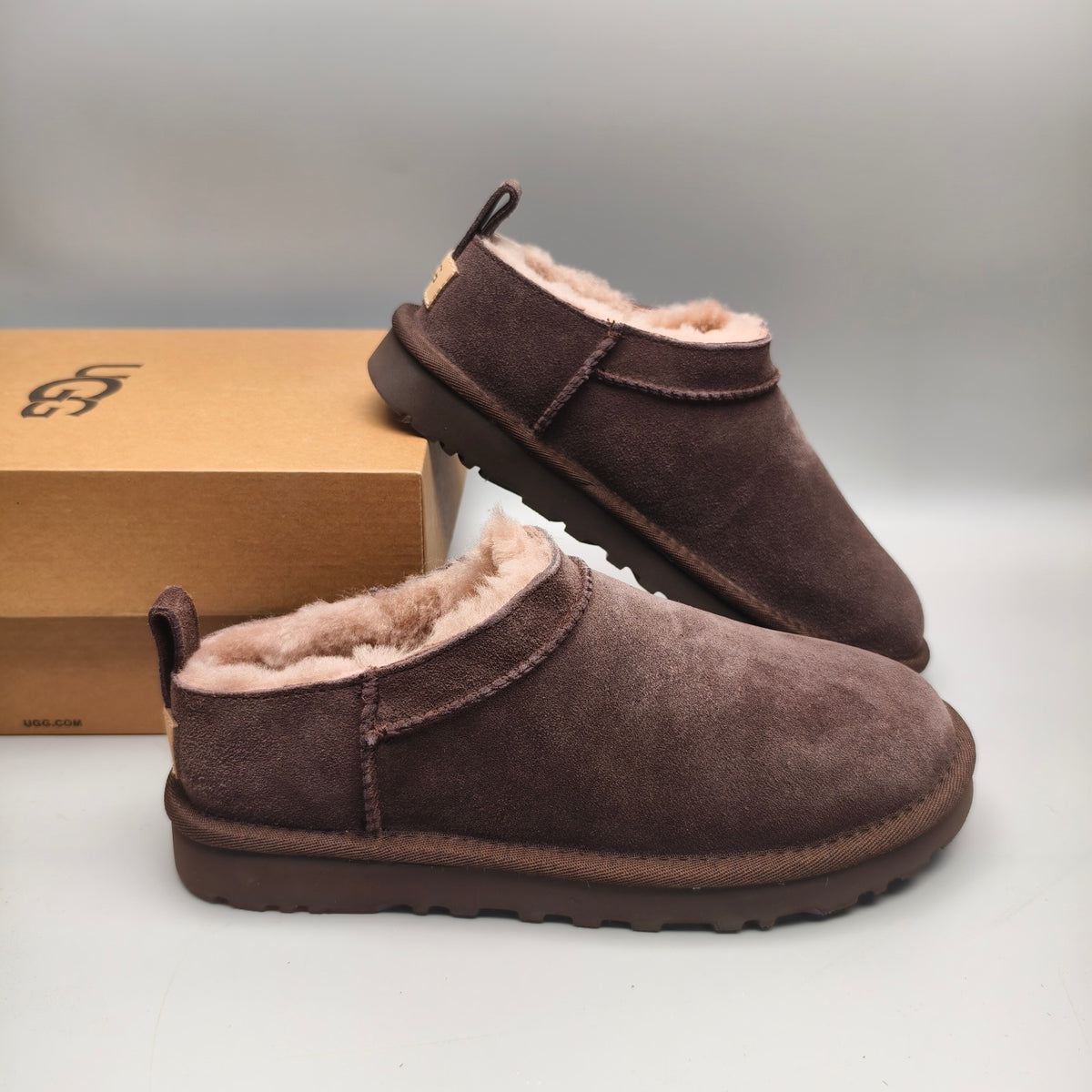 Chocolate Women's Classic Slip-On Shoes – In Stock