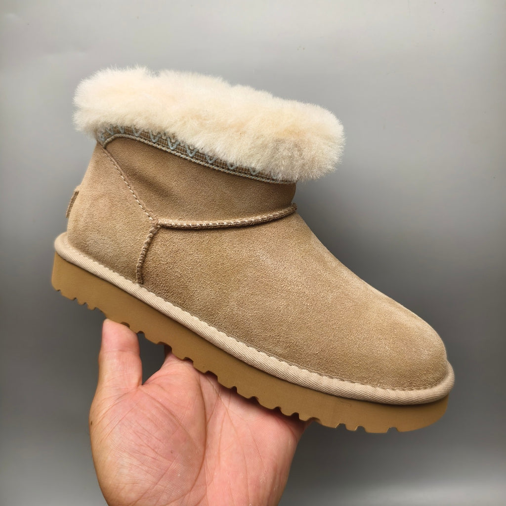 Sand Ethnic Style Low-Top Casual Shoes – In Stock