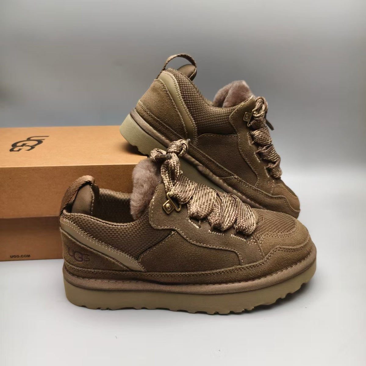 Walnut Couple Mesh Sport Casual Shoes – In Stock