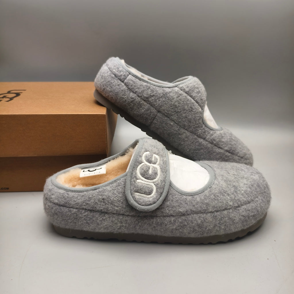 Gray Mary Jane Ultra-Light Casual Shoes – In Stock