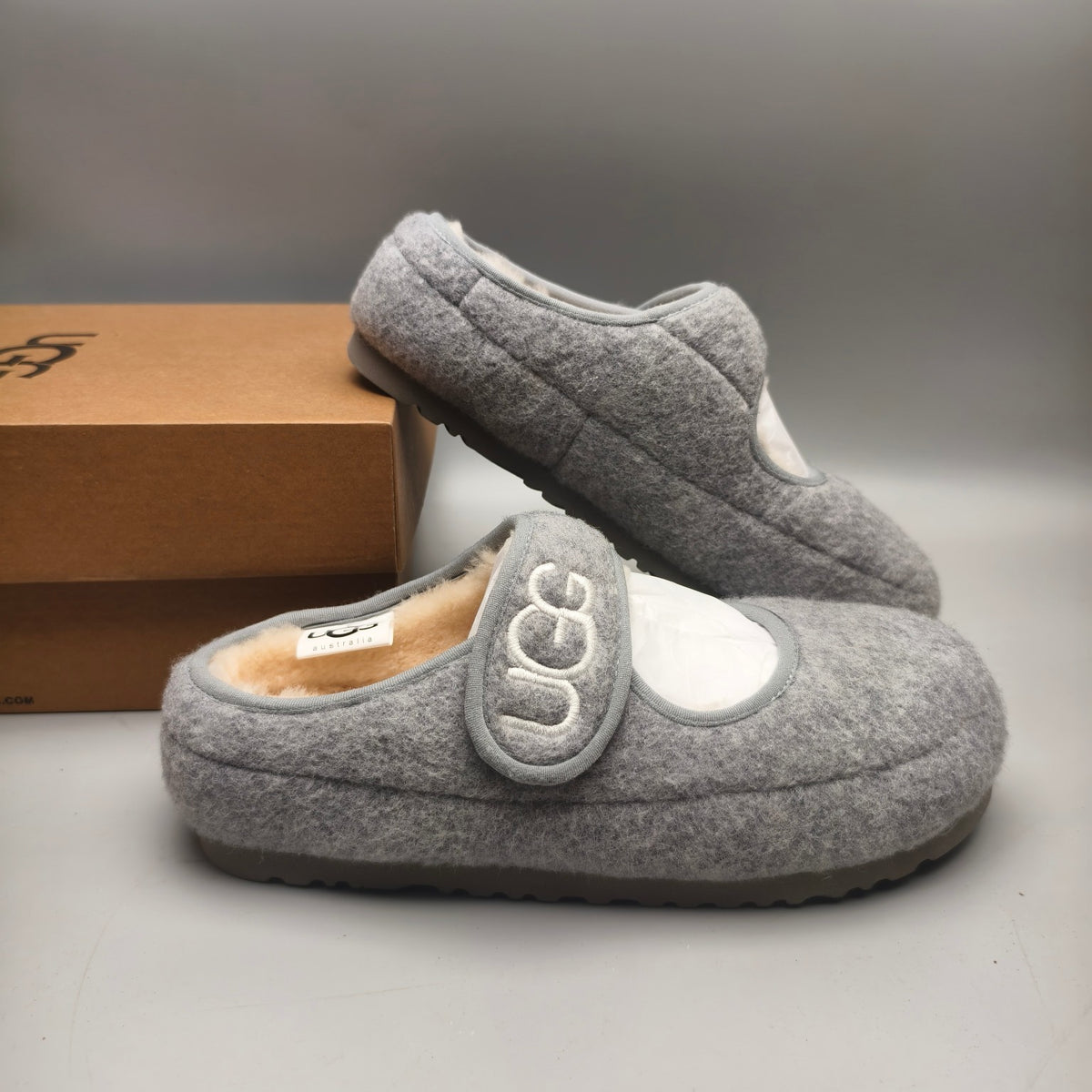 Gray Mary Jane Ultra-Light Casual Shoes – In Stock