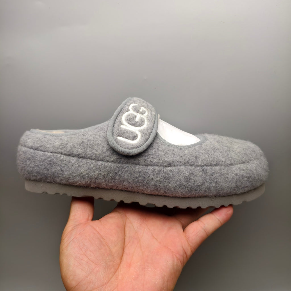 Gray Mary Jane Ultra-Light Casual Shoes – In Stock