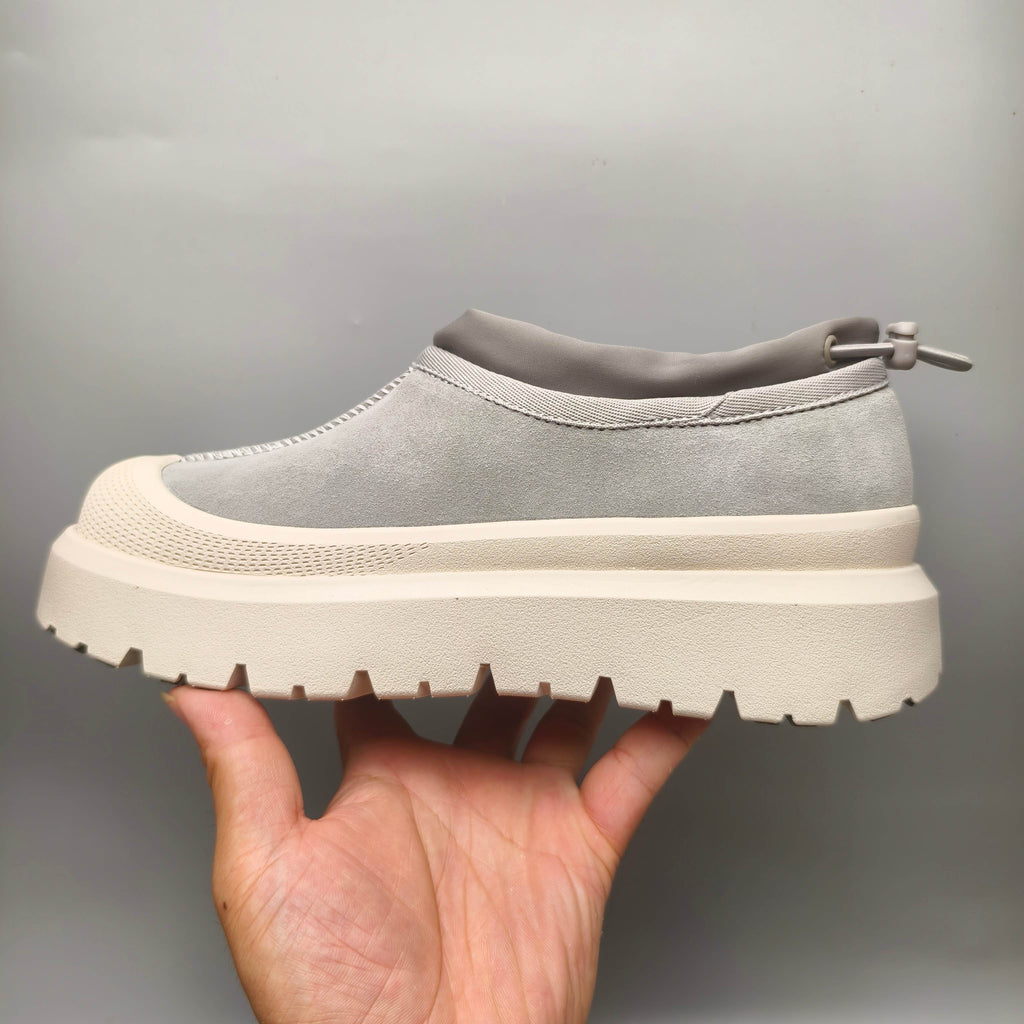 Light Gray Slip-On Trendy Casual Shoes – In Stock