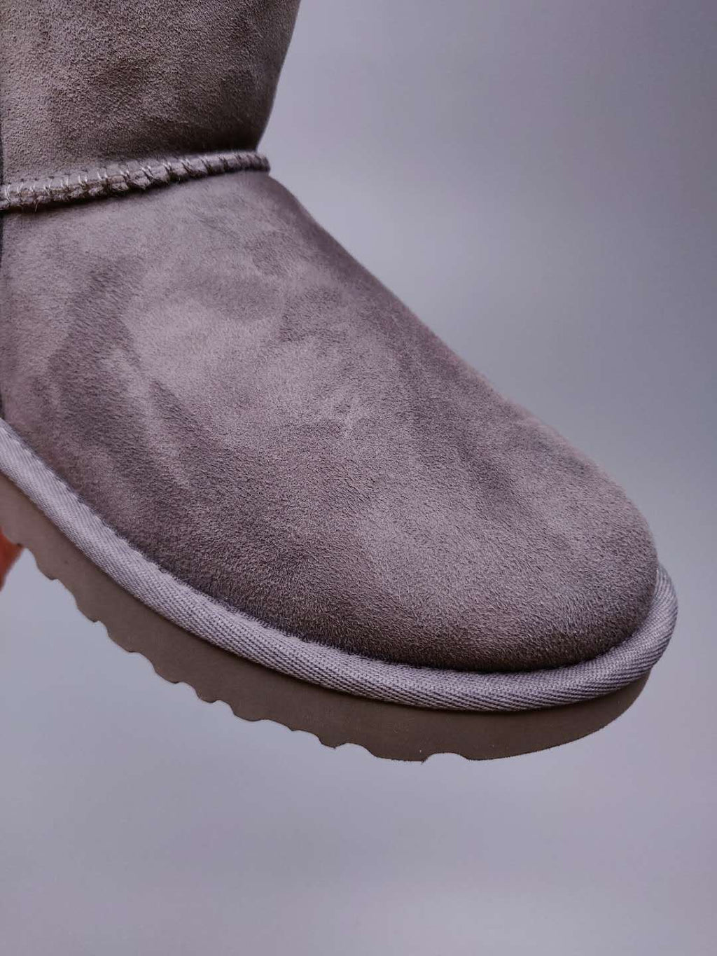 Gray Side-Zip Mid-Calf Boots – In Stock