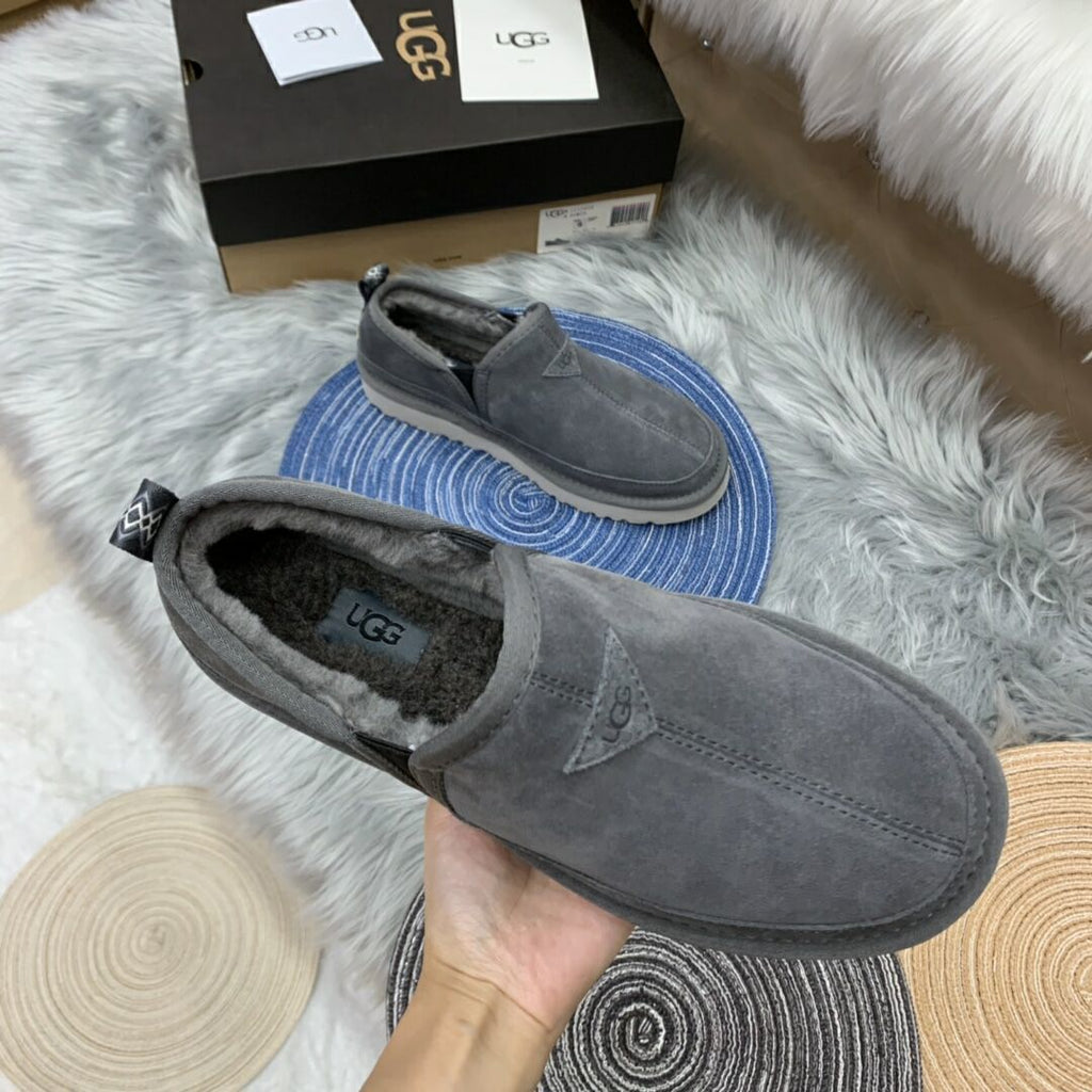 Gray Men's Slip-On Low-Top Shoes – In Stock