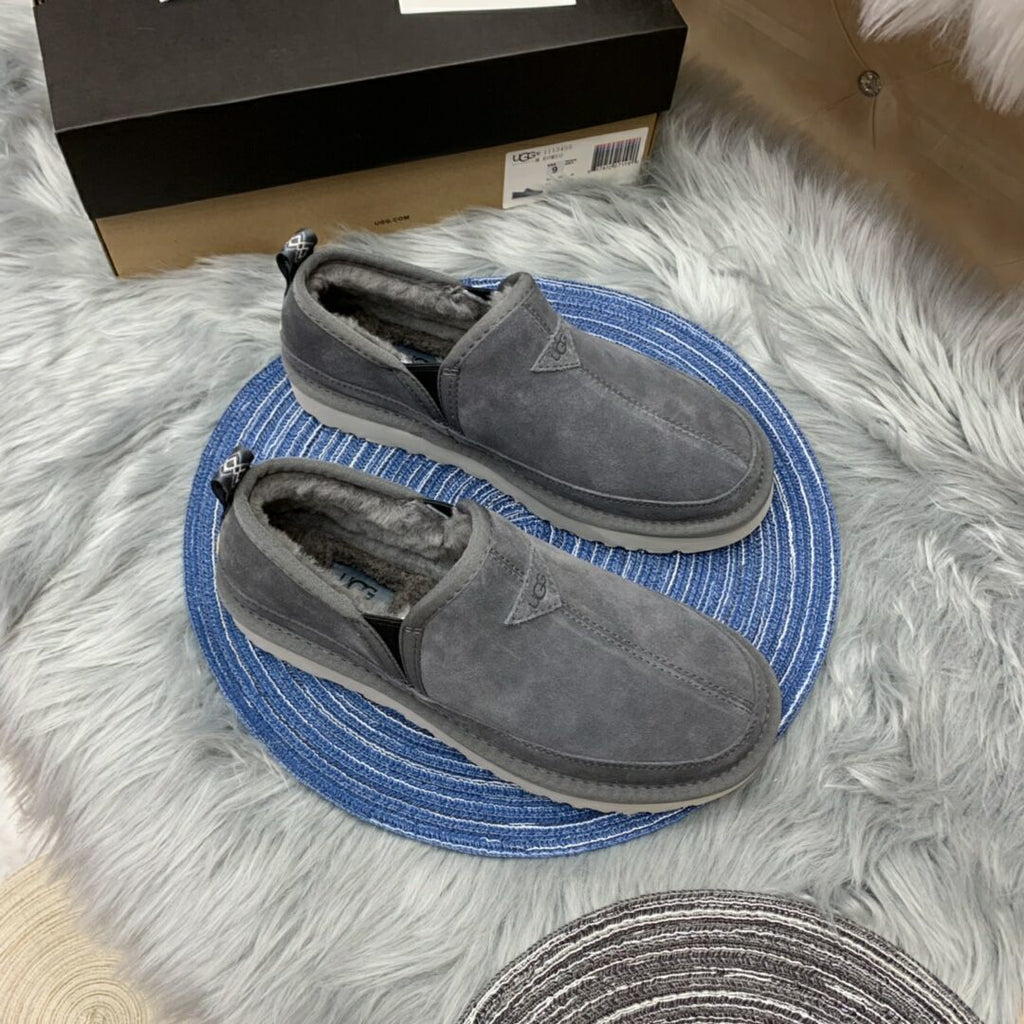 Gray Men's Slip-On Low-Top Shoes – In Stock